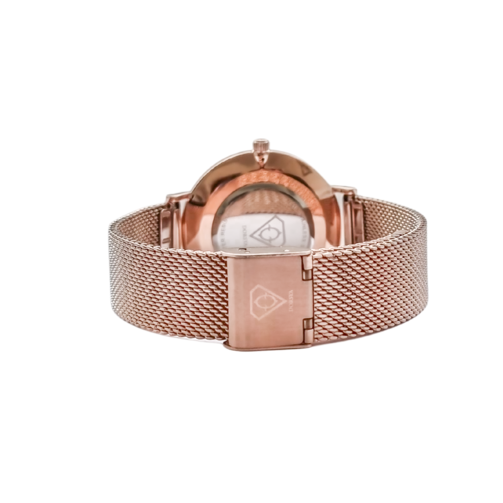 Asteria Rose Gold World Map Watch
