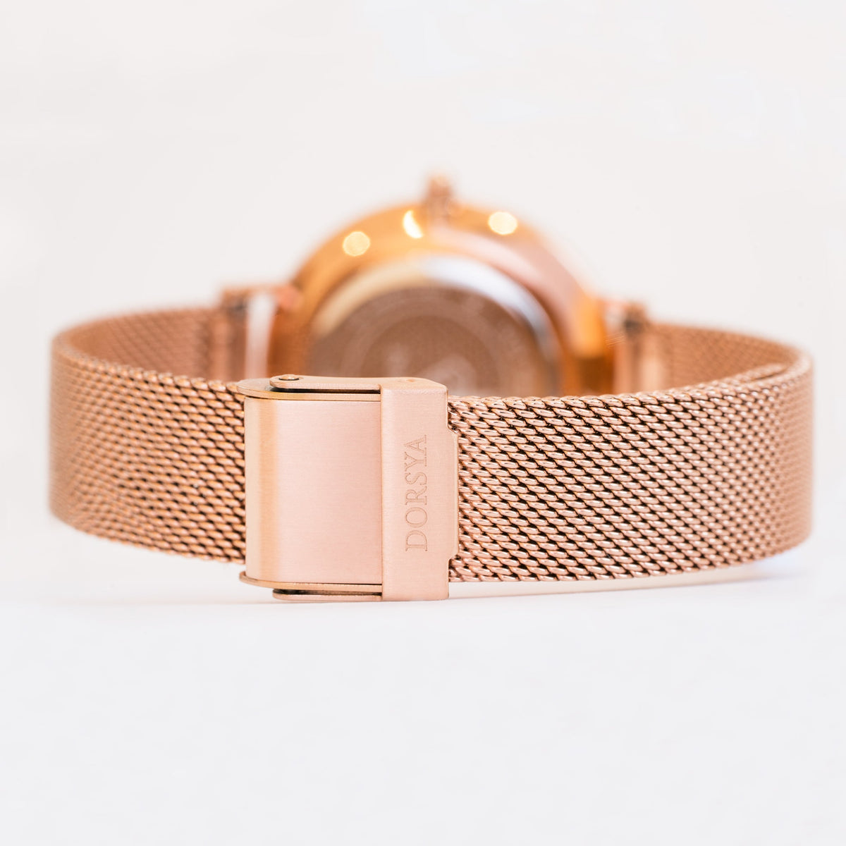 Neptune Rose Gold World Map Watch