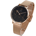 Neptune Rose Gold World Map Watch