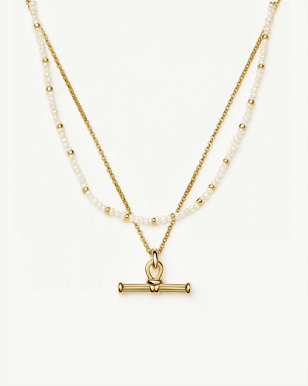 The Andy Everyday Pearl Set | 18ct Gold Plated, Pearl