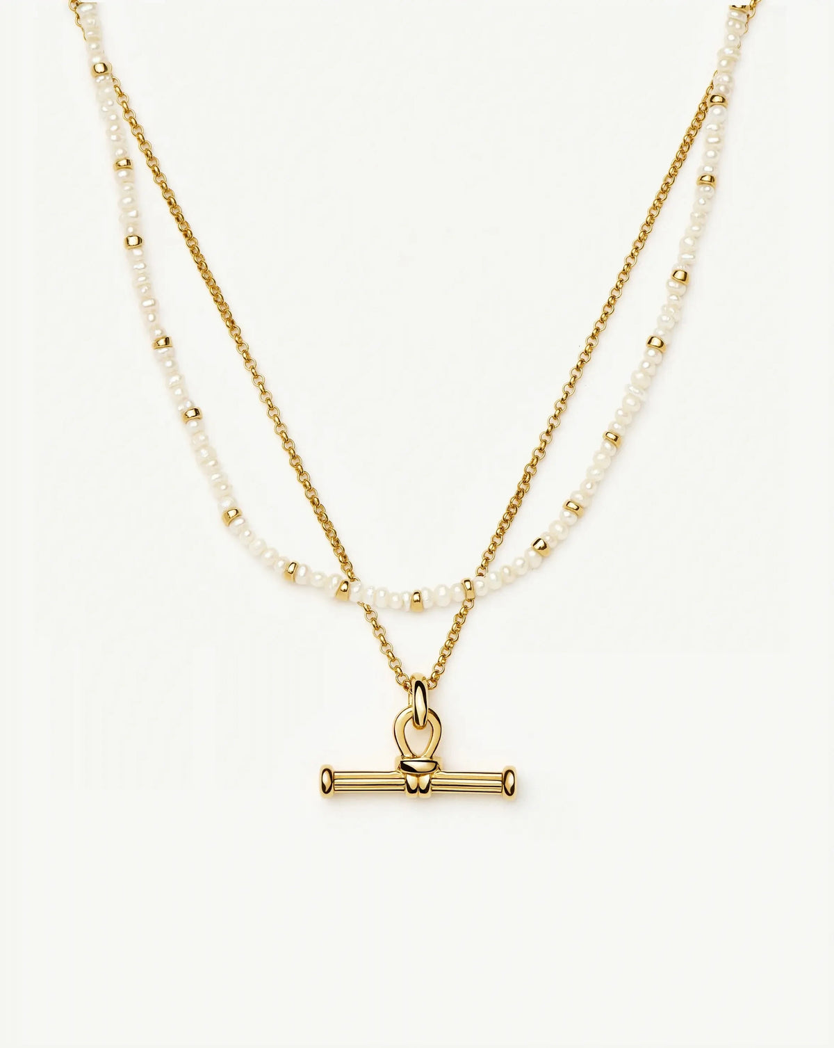 The Andy Everyday Pearl Set | 18ct Gold Plated, Pearl