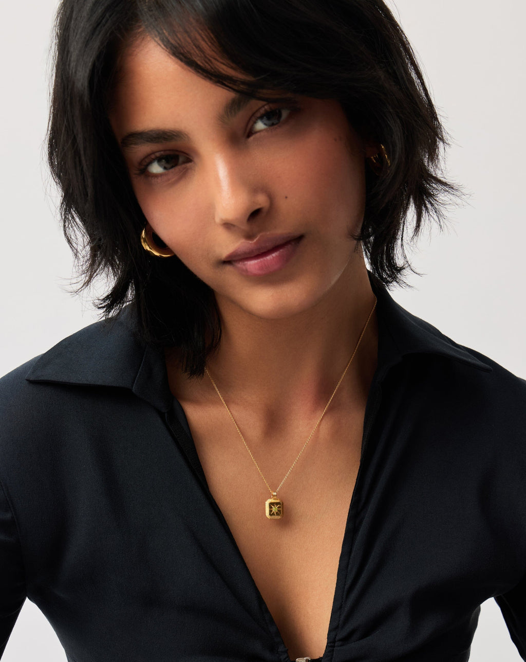 August Birthstone Pendant Necklace | 18ct Gold Vermeil/Peridot