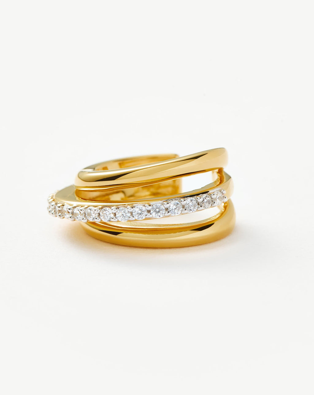 Celestial Pave Ear Cuff | 18ct Gold Plated/Cubic Zirconia