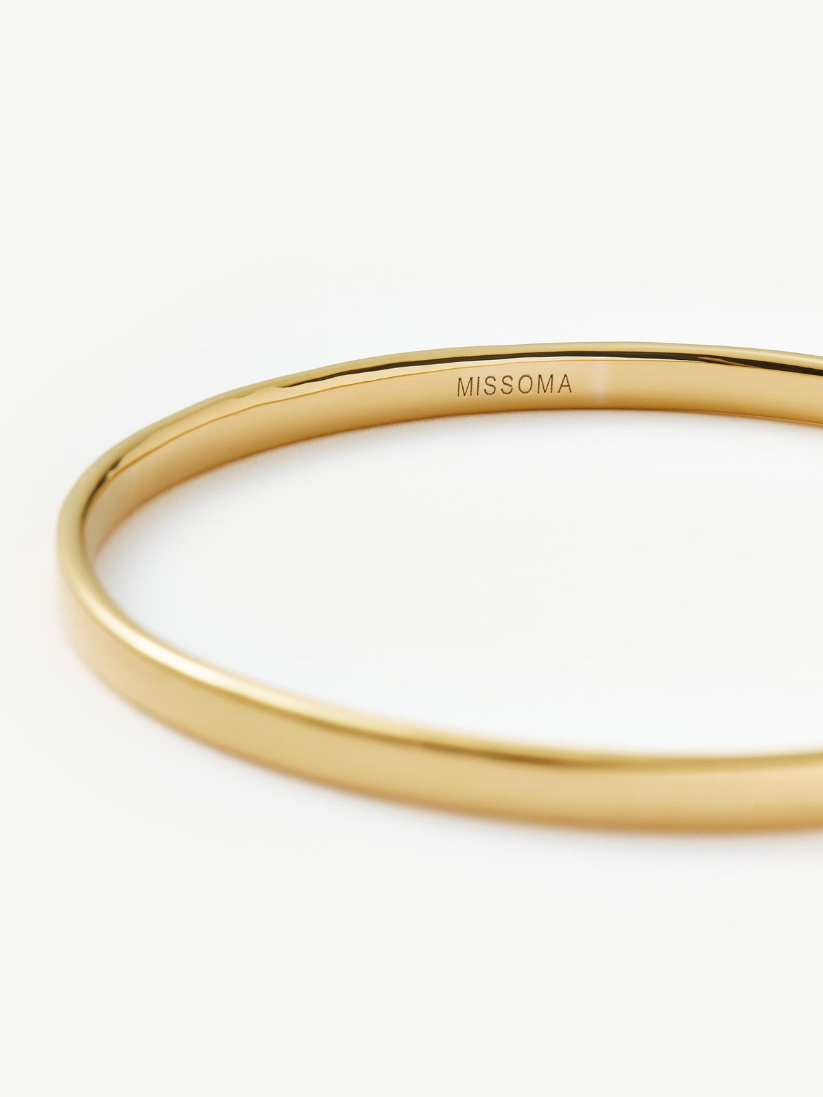Classic Round Bangle | 18ct Gold Plated