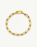 Classic Paperclip Chain Bracelet | 18ct Gold Plated