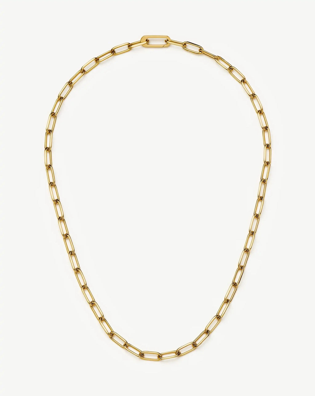 Classic Paperclip Chain Necklace | 18ct Gold Plated