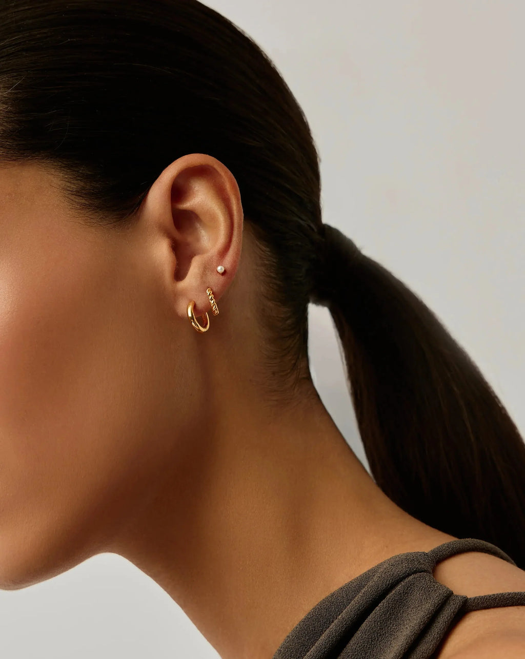 Classic Pearl Stud Earrings | 18ct Gold Vermeil/Pearl