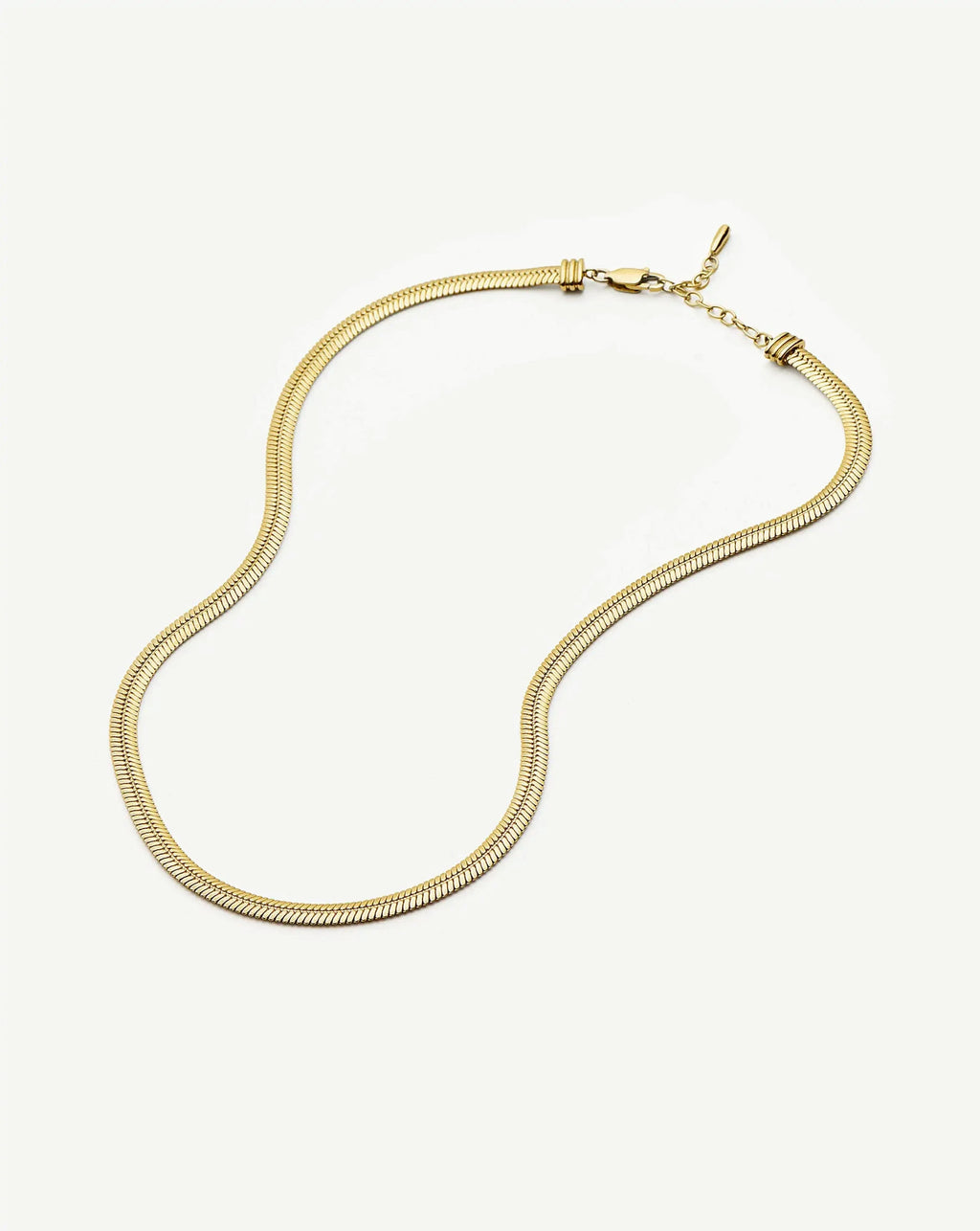 Classic Snake Chain Necklace | 18ct Gold Plated