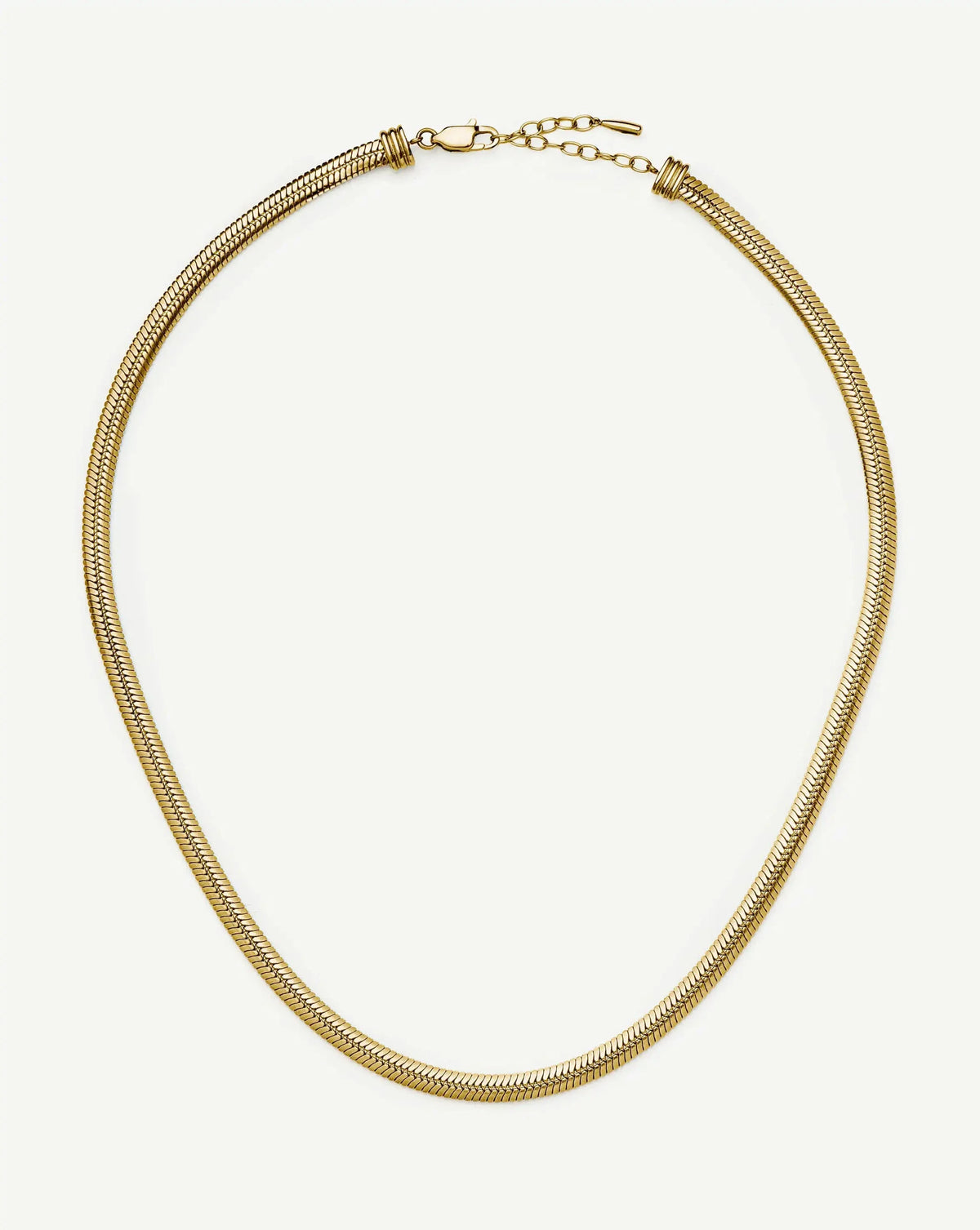 Classic Snake Chain Necklace | 18ct Gold Plated