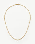 Classic Tennis Necklace | 18ct Gold Vermeil Cubic Zirconia