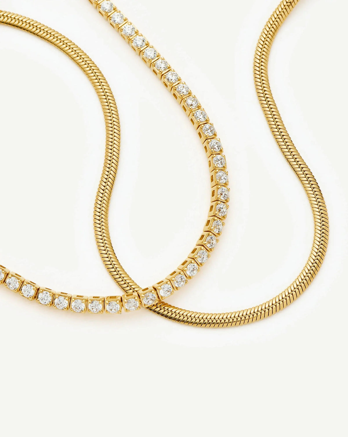 The Meet Your Match Bracelet Set  | 18ct Gold Vermeil/18ct Gold Plated