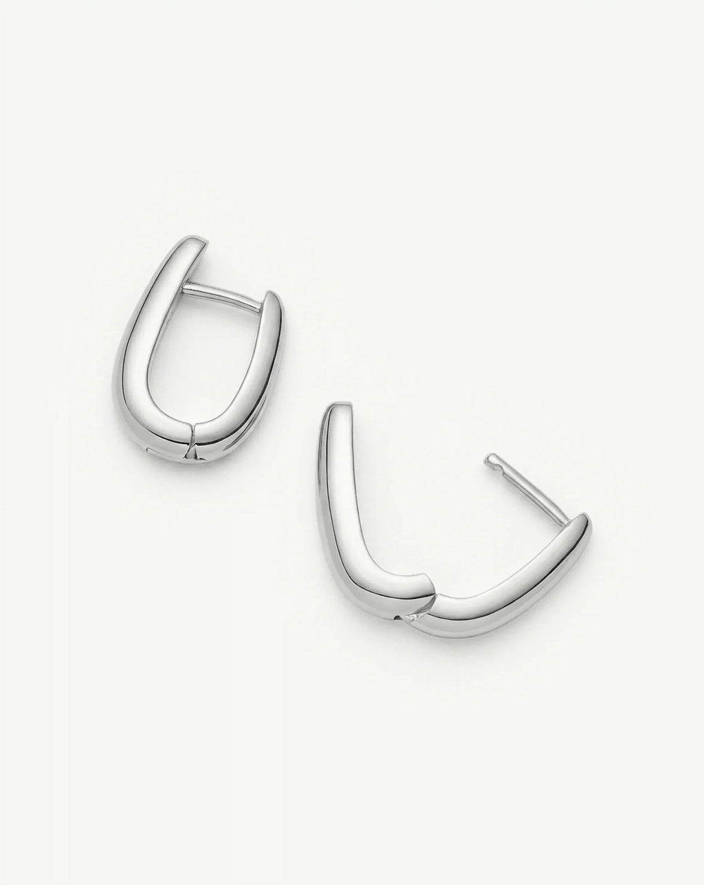 Claw Huggies | Silver Plated