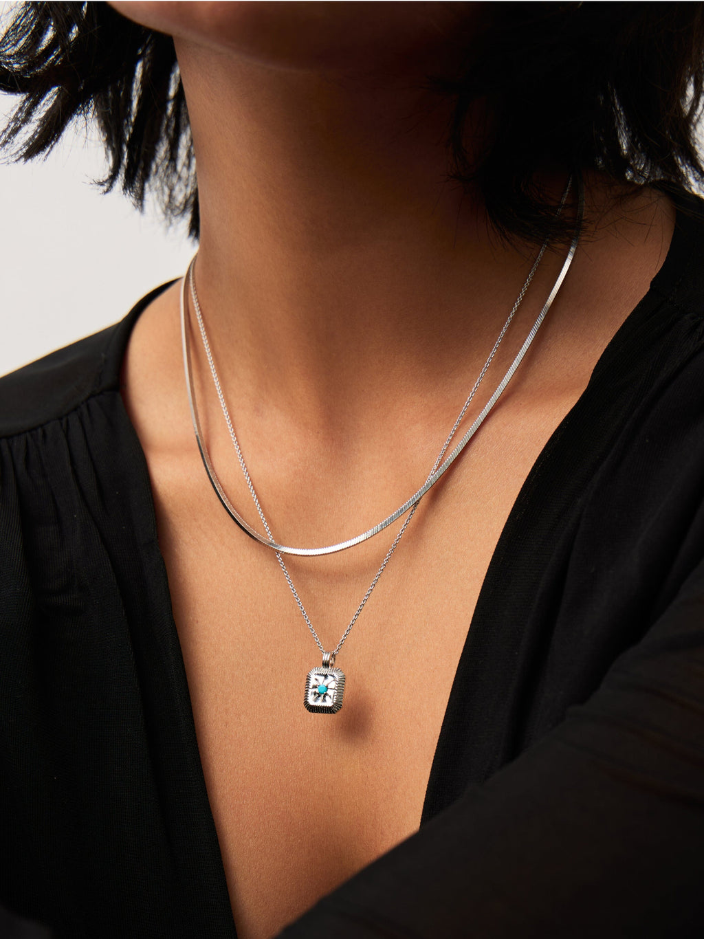 The Meaningful December Birthstone Set | Sterling Silver/Turquoise Magnesite