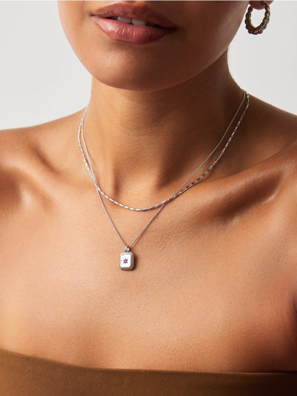 The Meaningful February Birthstone Set | Sterling Silver/Amethyst
