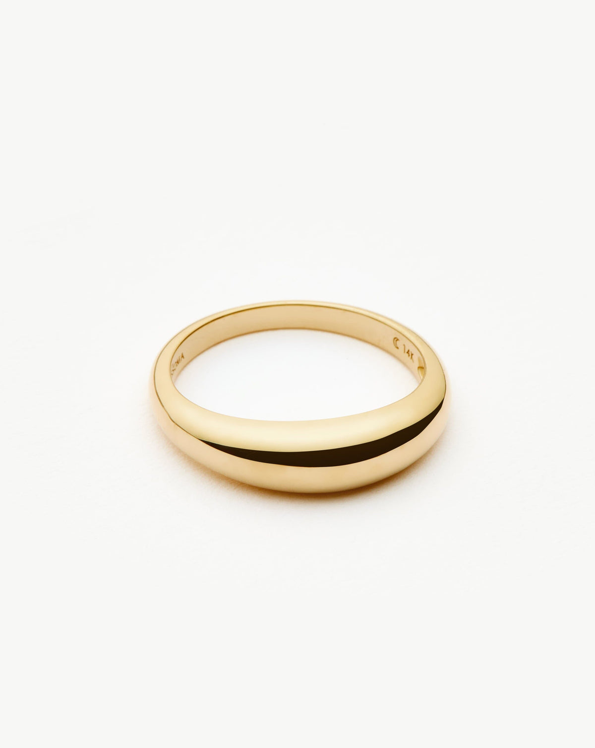 Solid Gold Classic Dome Ring | 9ct Solid Yellow Gold