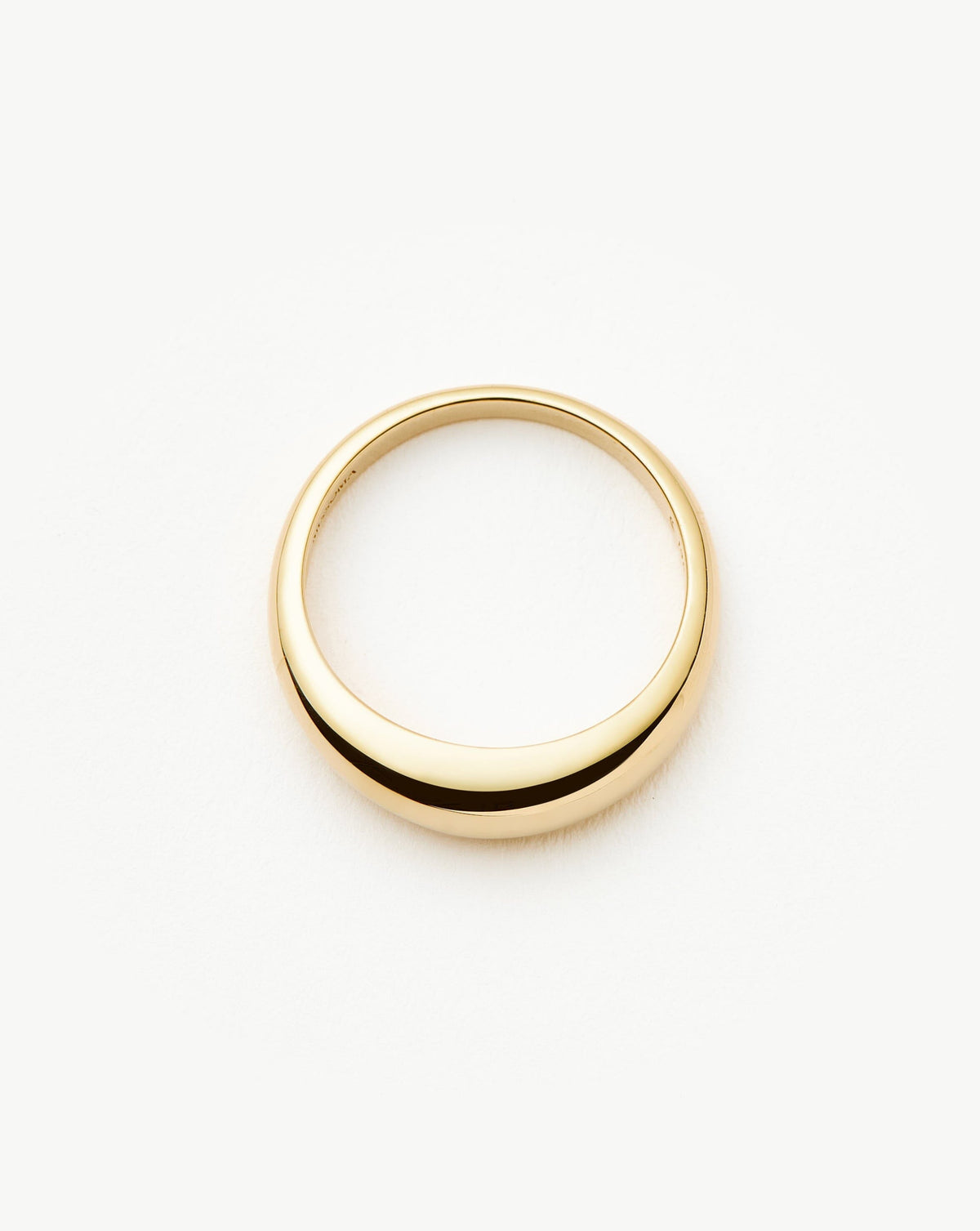 Solid Gold Classic Dome Ring | 9ct Solid Yellow Gold
