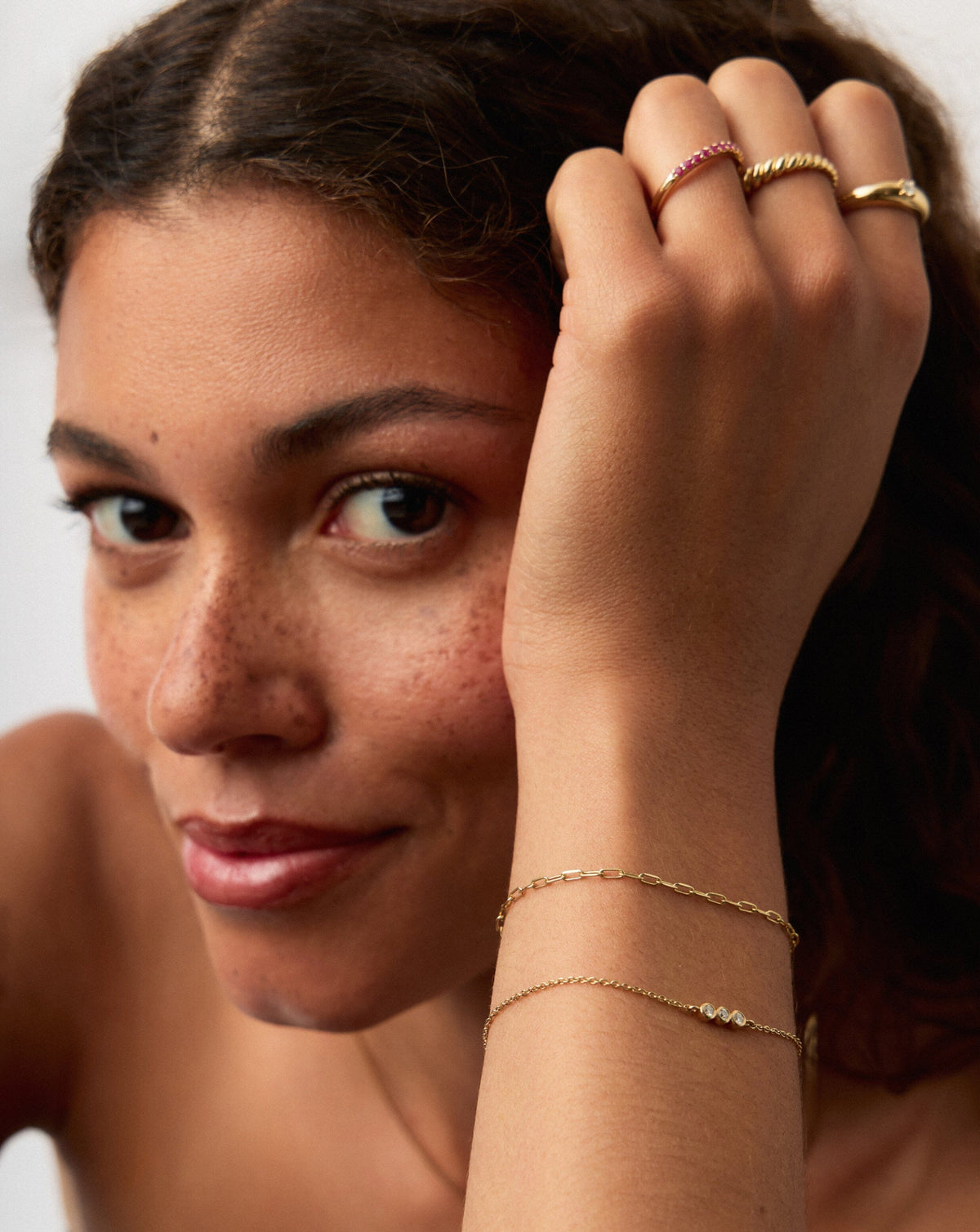 Solid Gold Classic Paperclip Chain Bracelet | 14ct Solid Gold