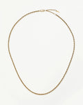 Solid Gold Classic Rope Chain Necklace