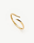 Solid Gold Open Claw Ring | 9ct Solid Yellow Gold
