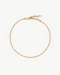 Solid Gold Twisted Chain Bracelet | 14ct Solid Gold