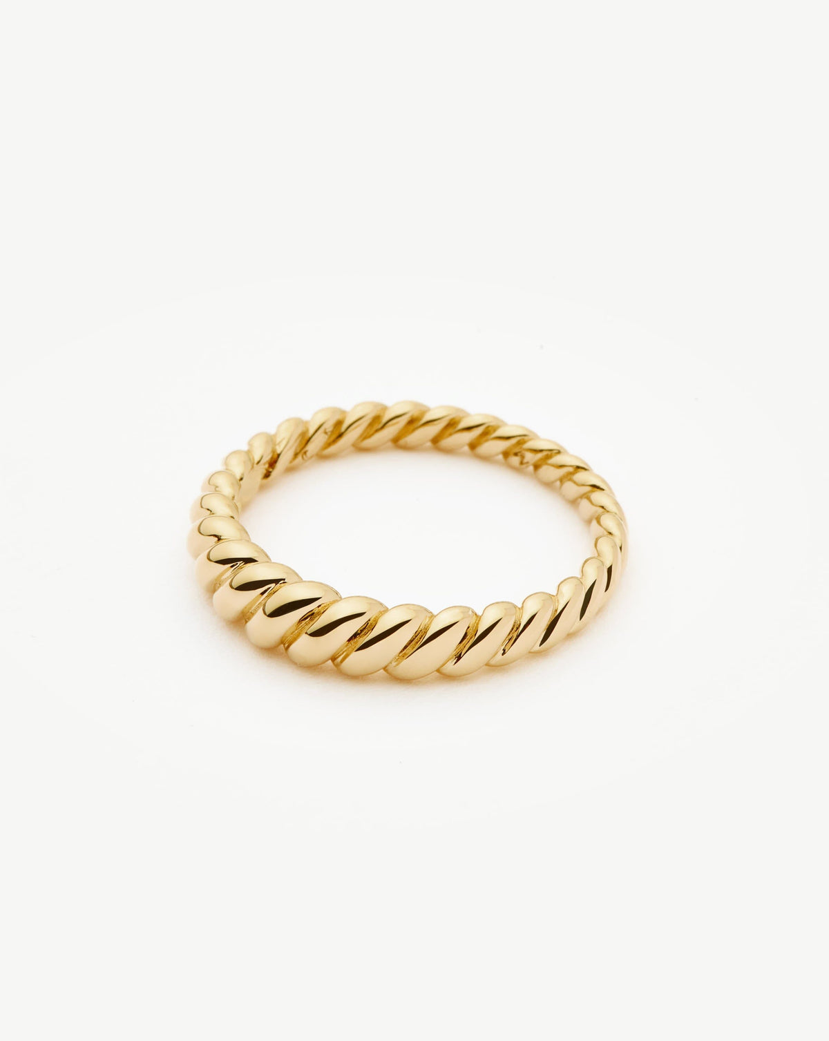 Solid Gold Twisted Classic Ring | 9ct Solid Yellow Gold
