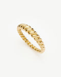 Solid Gold Twisted Classic Ring | 9ct Solid Yellow Gold