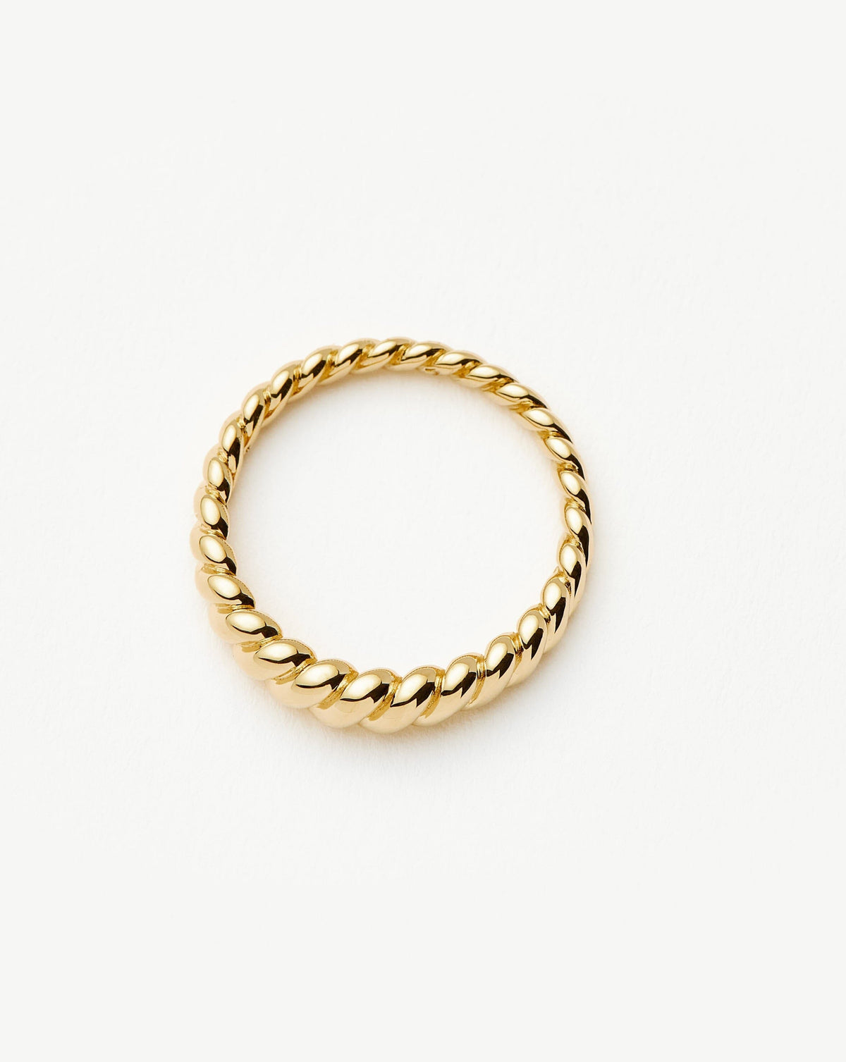 Solid Gold Twisted Classic Ring | 9ct Solid Yellow Gold