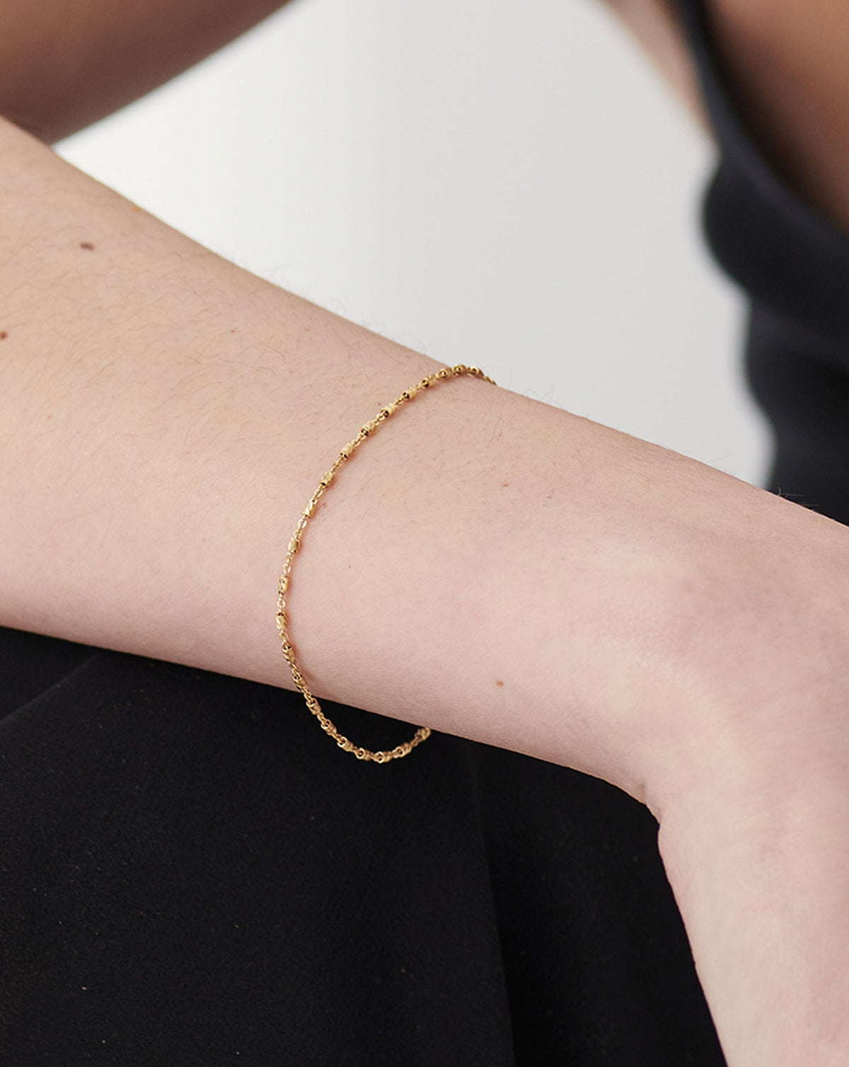 Solid Gold Vervelle Chain Bracelet