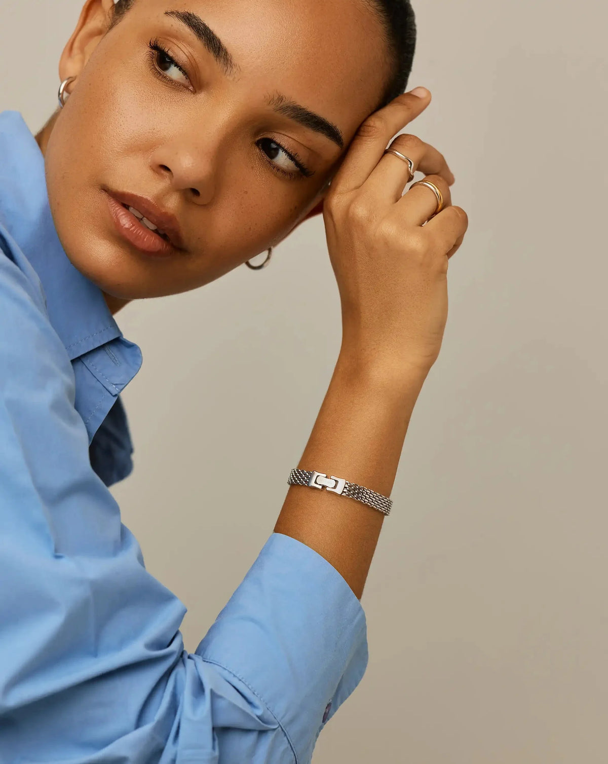 Heirloom Chain Bracelet | Platinum Plated