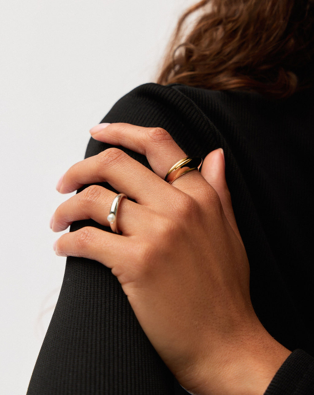 Hera Dome Stacking Ring | 18ct Gold Vermeil