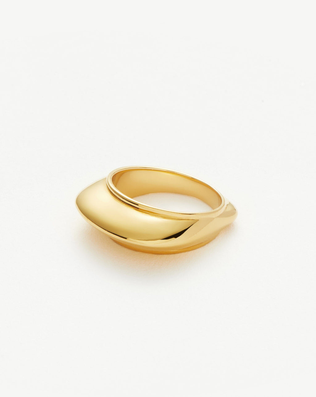 Hera Dome Stacking Ring | 18ct Gold Vermeil