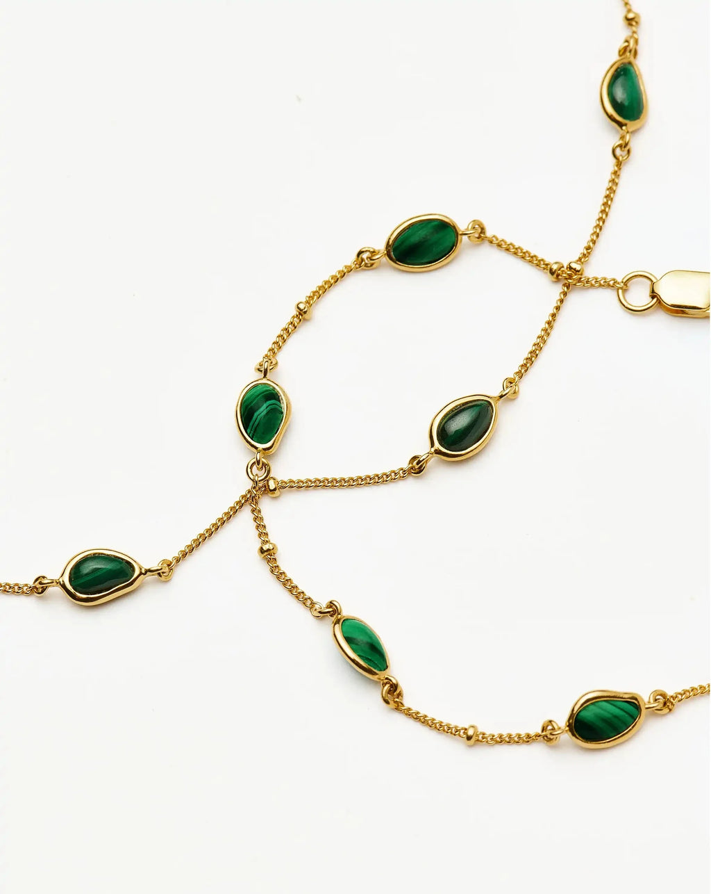 The Matching Gift Set | 18ct Gold Vermeil/Malachite