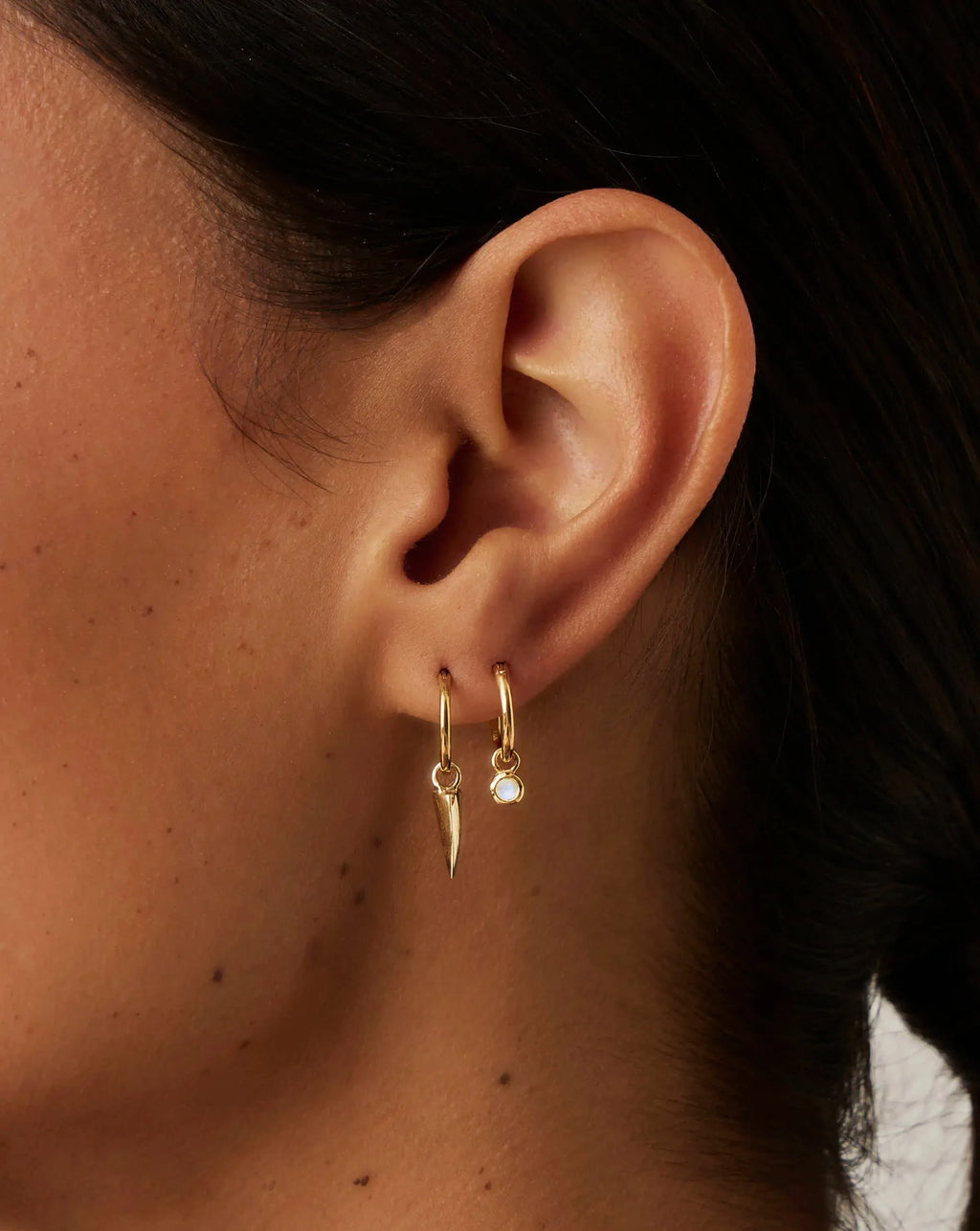 The Meaningful June Birthstone Set | 18ct Gold Vermeil/Rainbow Moonstone