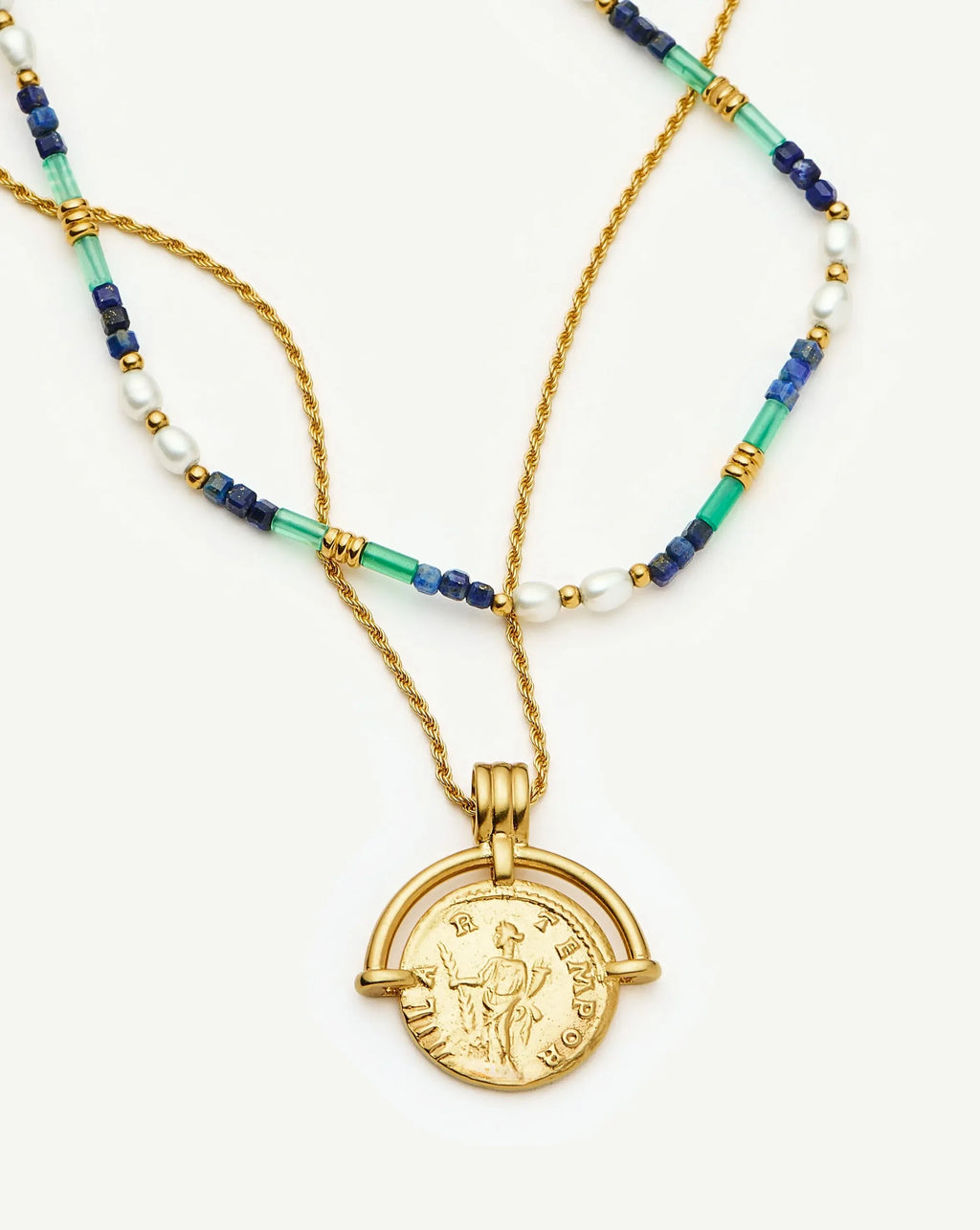 Just Add Colour Necklace Set | 18ct Gold Plated