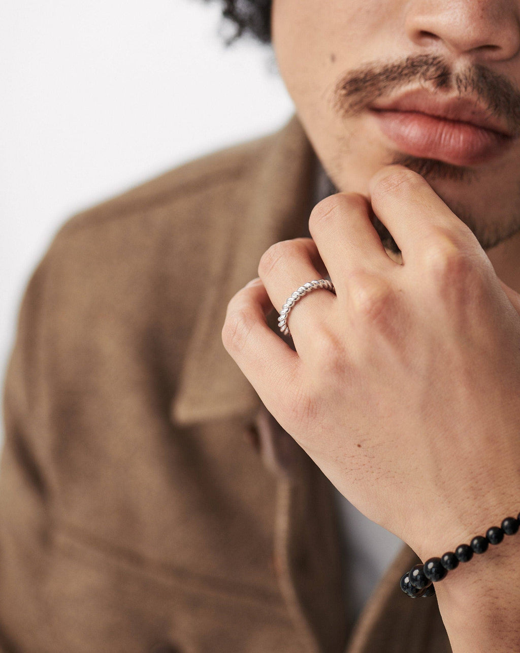 Lasso Stacking Ring | Silver Plated