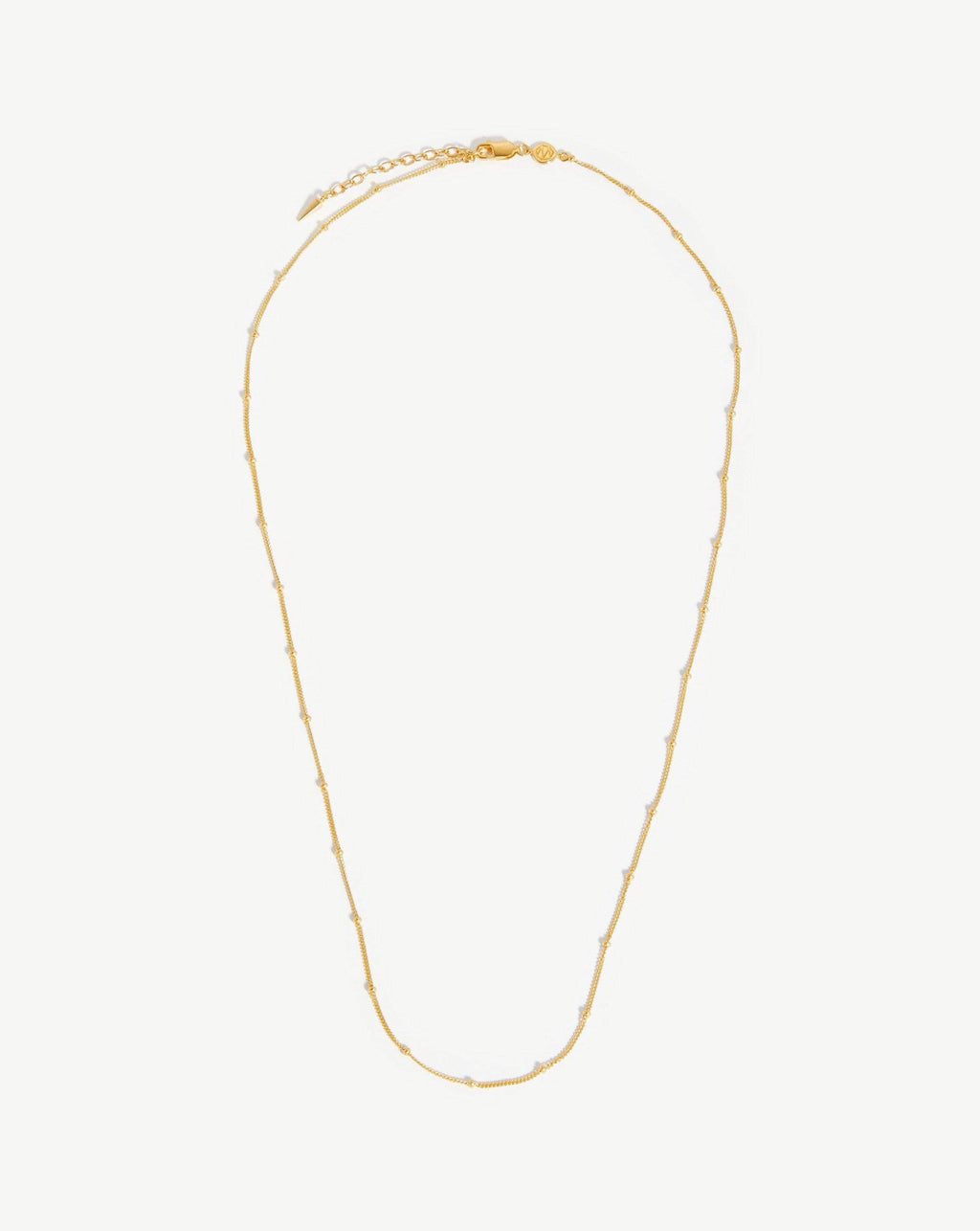 Long Bobble Chain Necklace | 18ct Gold Vermeil