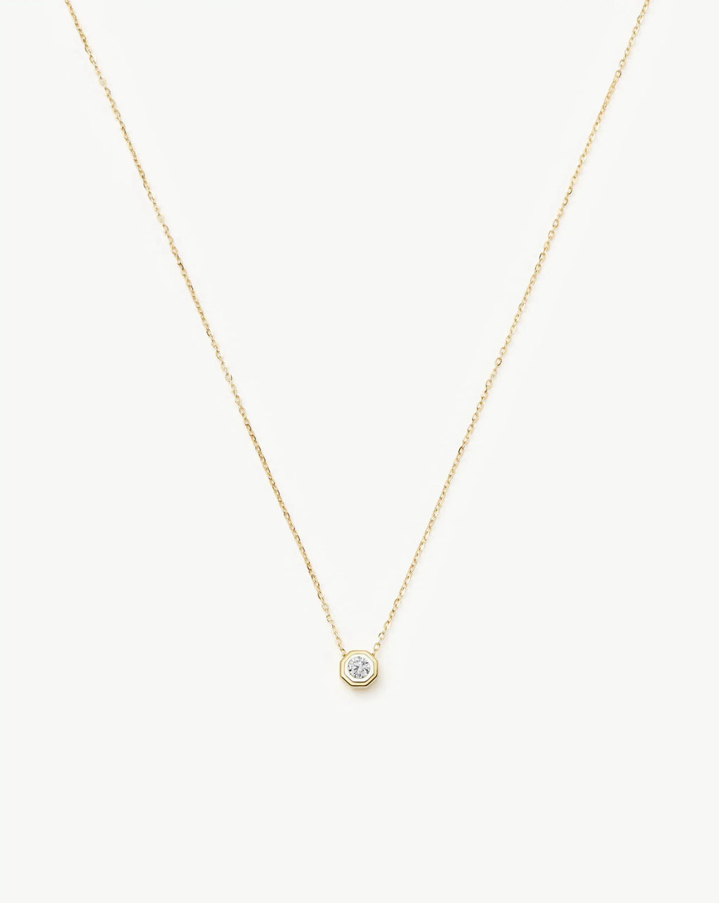 Lucy Williams Solid Gold Diamond Pendant Necklace | 14ct Solid Gold/Lab Grown Diamond