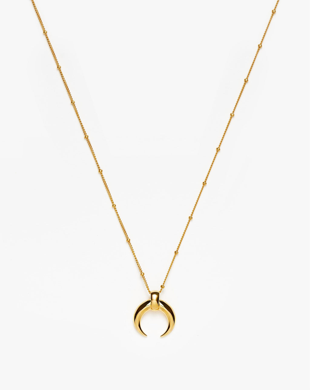 Lucy Williams Large Horn Pendant Necklace