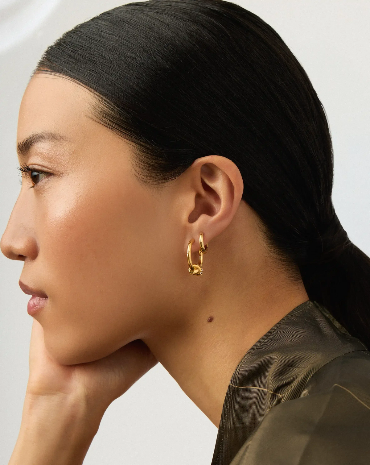 The Date Night Hoop Set | 18ct Gold Plated/18ct Gold Vermeil