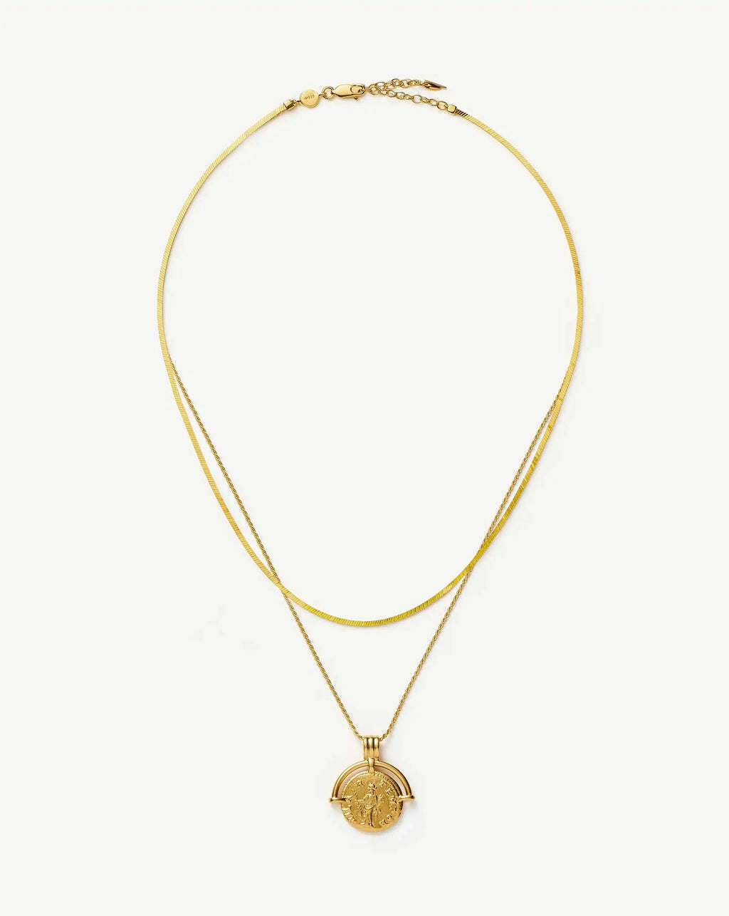 The Roman Arc Necklace Set | 18ct Gold Plated /  18ct Gold Plated Vermeil
