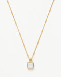 Lucy Williams Square Mother of Pearl Necklace