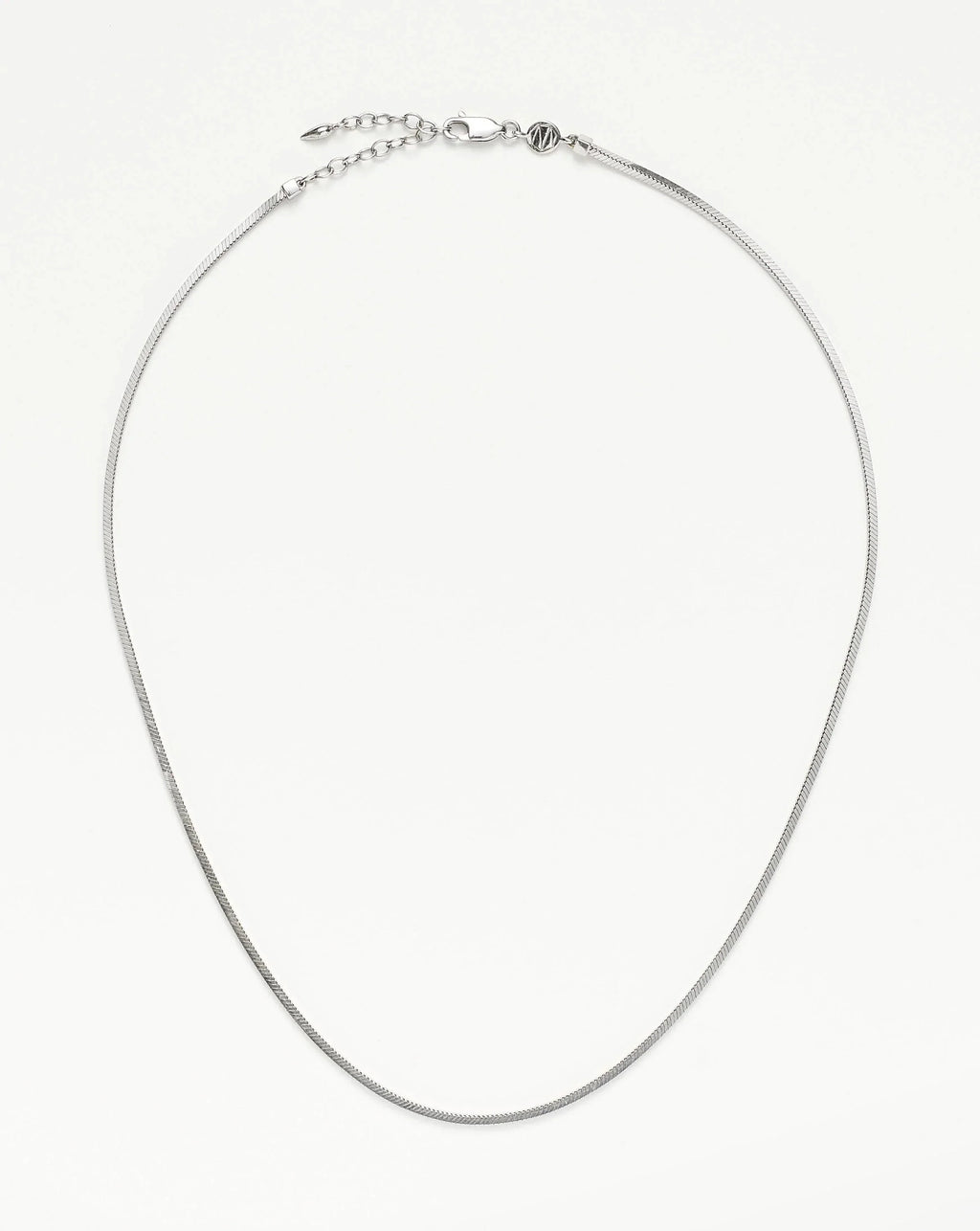 Lucy Williams Short Square Snake Chain Necklace