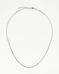 Lucy Williams Short Square Snake Chain Necklace