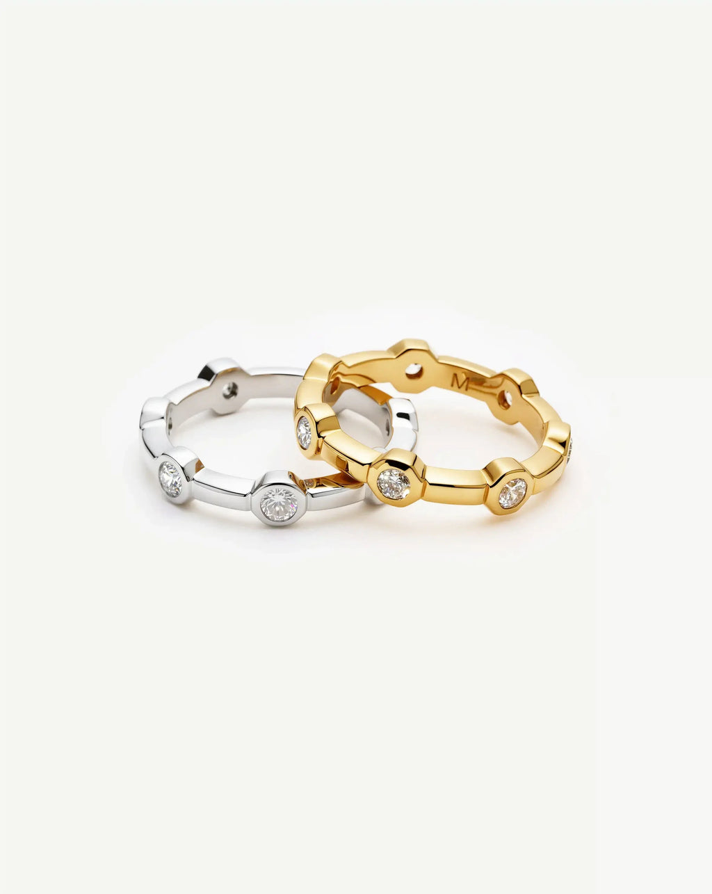 Lucy Williams Stackable Tennis Ring | 18ct Gold Plated