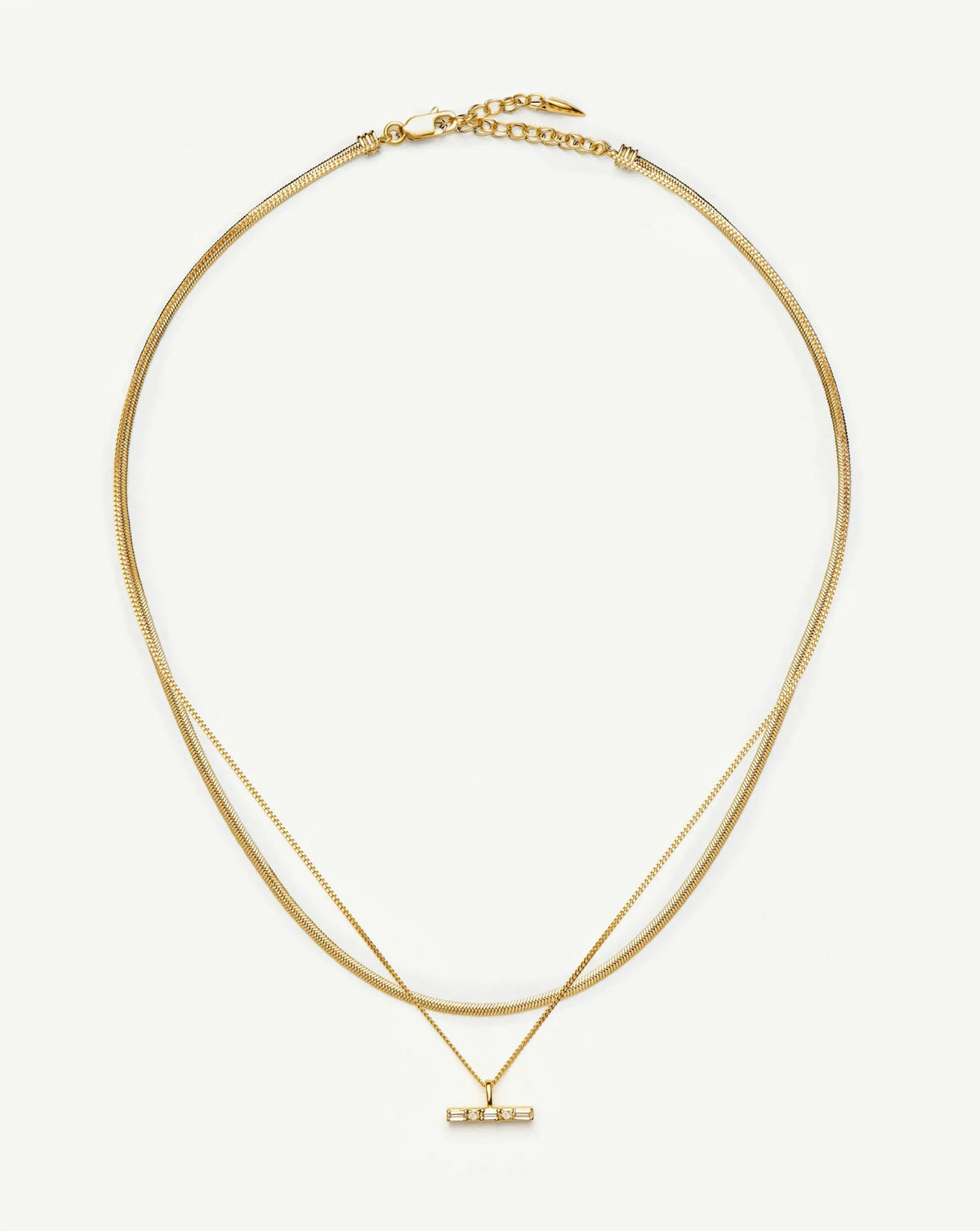 The Day-to-Night Necklace Set	 | 18ct Gold Vermeil/18ct Gold Plated