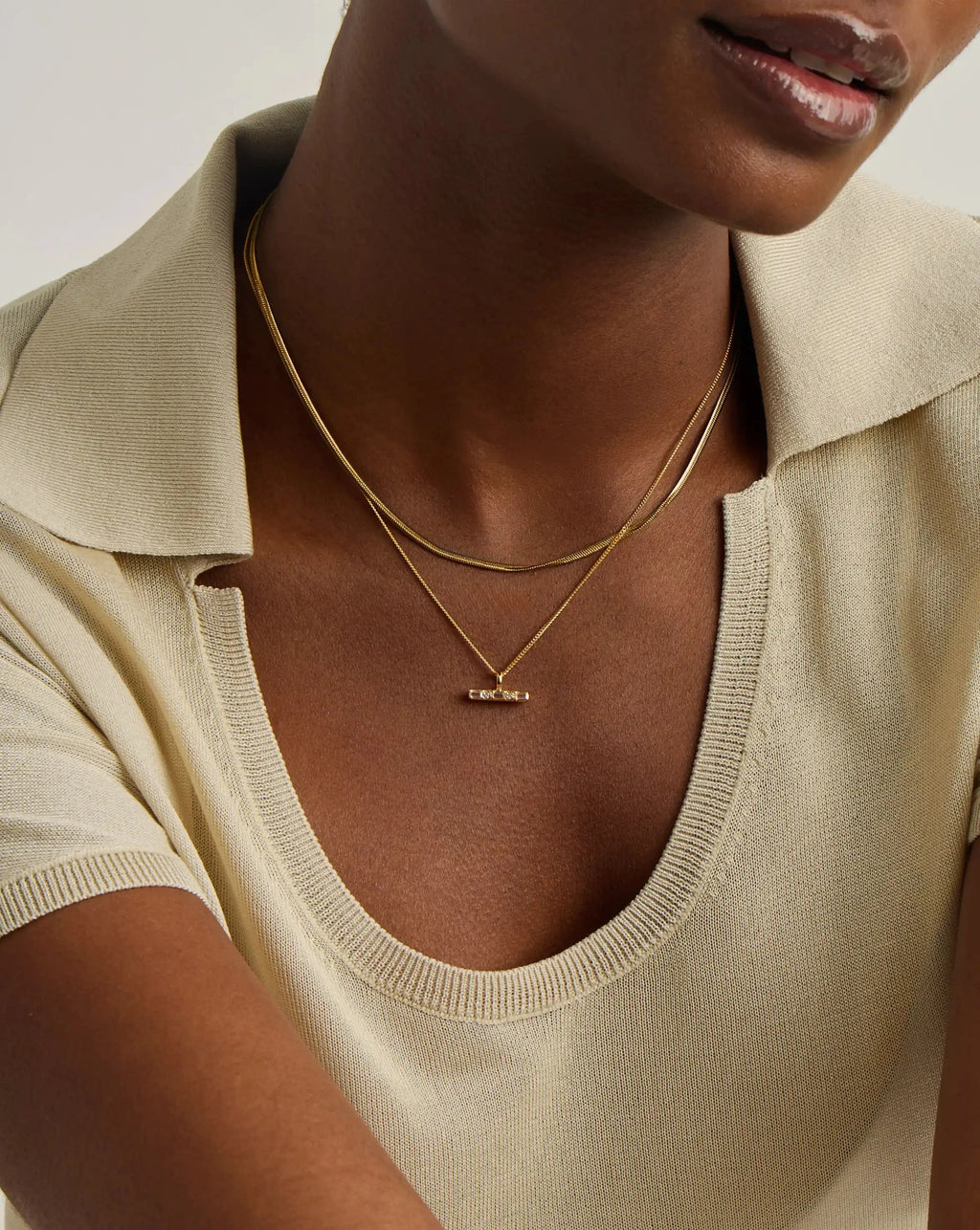 The Day-to-Night Necklace Set	 | 18ct Gold Vermeil/18ct Gold Plated