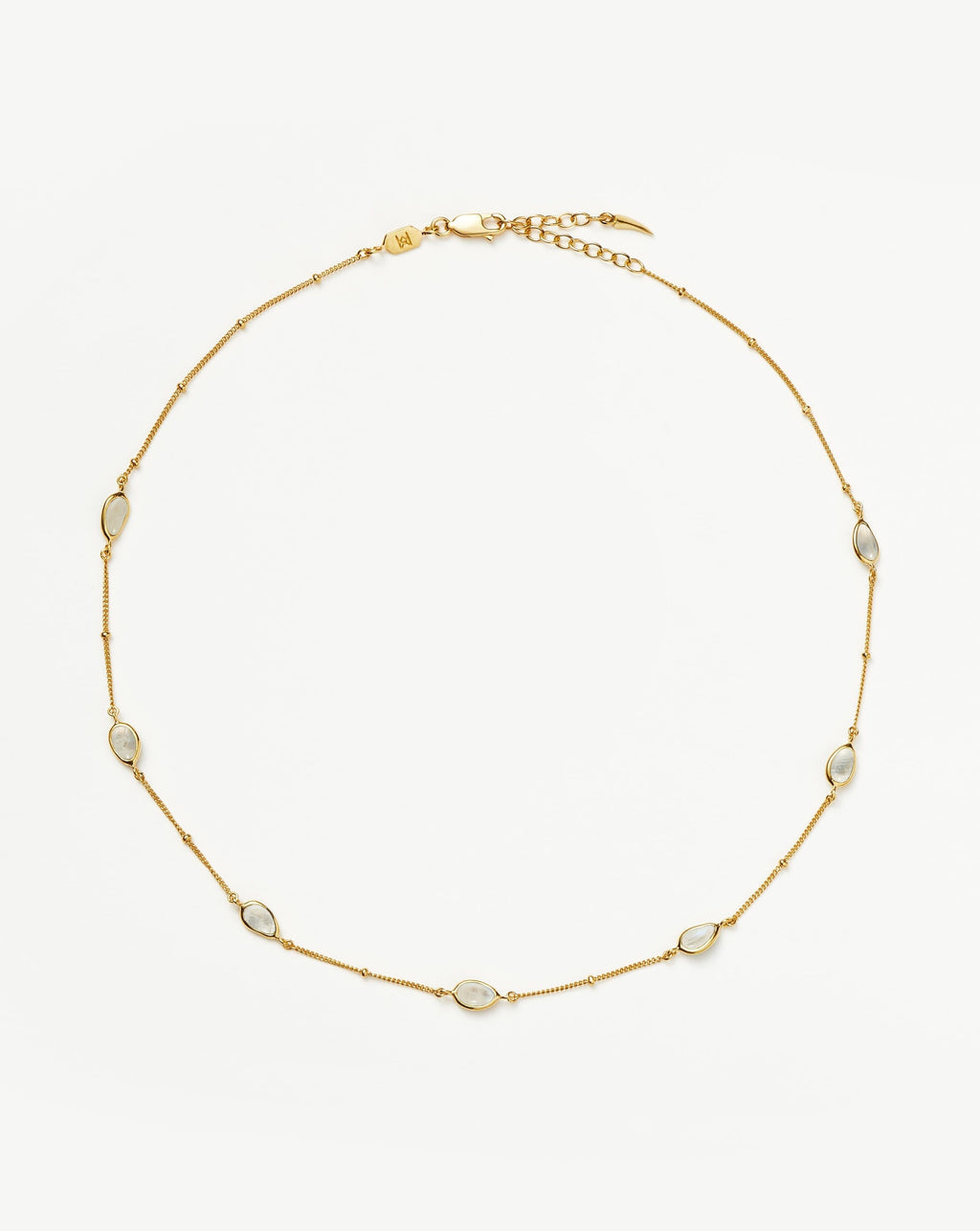 Magma Gemstone Charm Choker | 18ct Recycled Gold Vermeil on Recycled Sterling Silver