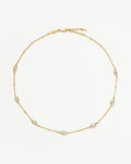 Magma Gemstone Charm Choker | 18ct Recycled Gold Vermeil on Recycled Sterling Silver