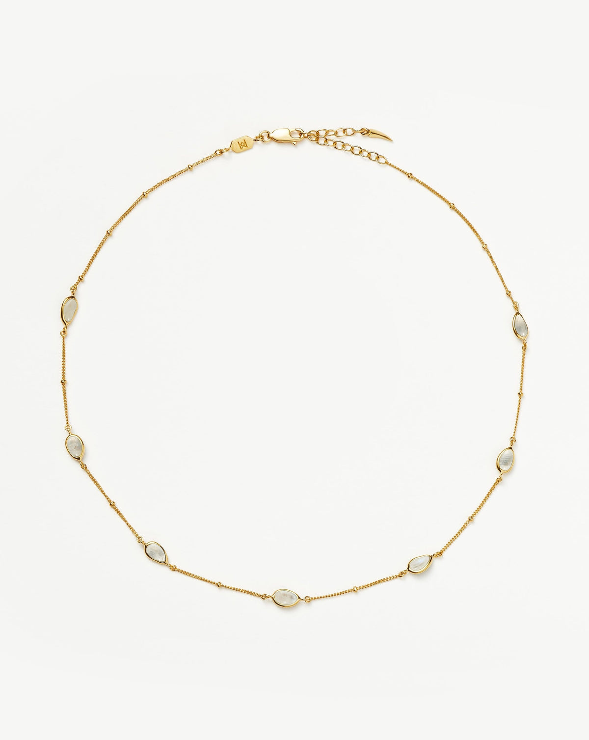 Magma Gemstone Charm Choker | 18ct Recycled Gold Vermeil on Recycled Sterling Silver