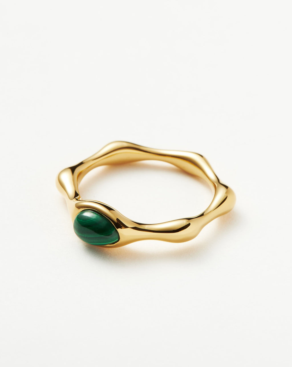 Magma Gemstone Stacking Ring | 18ct Gold Plated